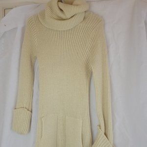 Cute  Turtle Neck Sweater Dress